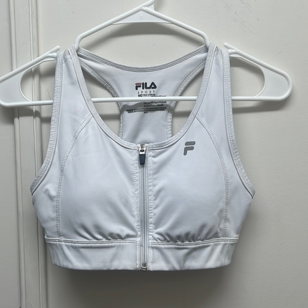 Discounted - Condition Good - FILA Sport Zipper Sports Bra - Size XS